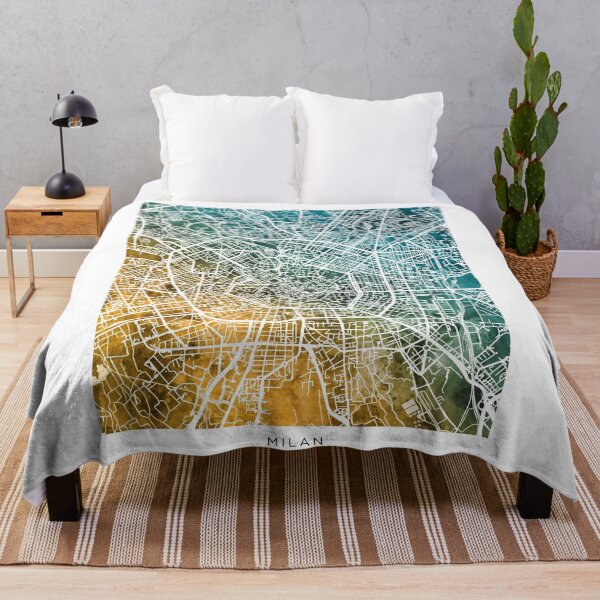 Item preview, Milan Italy City Map designed and sold by ArtPrints.