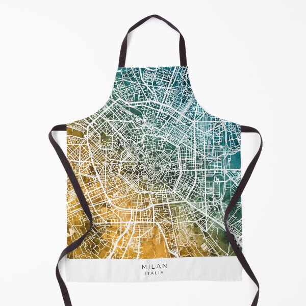 Item preview, Milan Italy City Map designed and sold by ArtPrints.