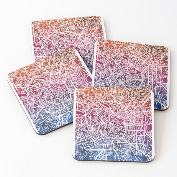Item preview, Milan Italy City Map designed and sold by ArtPrints.