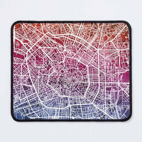 Item preview, Milan Italy City Map designed and sold by ArtPrints.