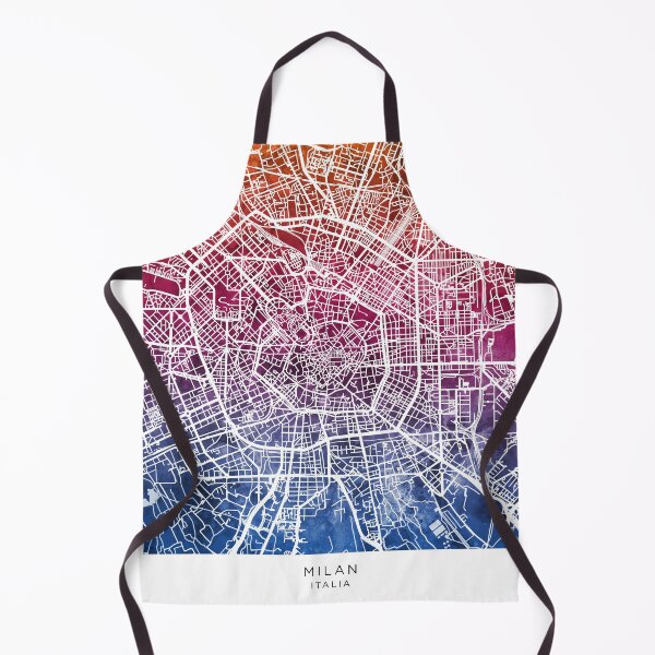Item preview, Milan Italy City Map designed and sold by ArtPrints.