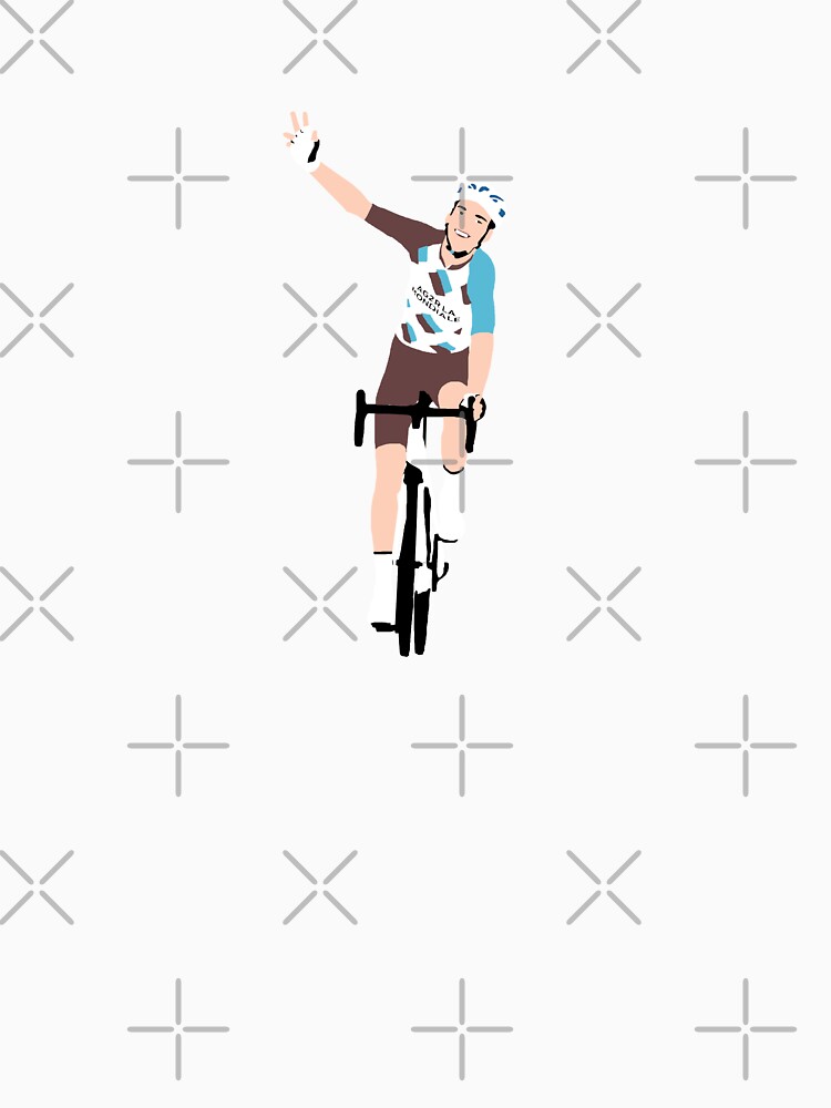 Thumbnail 3 of 3, Relaxed Fit T-Shirt, Romain Bardet - AG2R La Mondiale designed and sold by Rhys40.