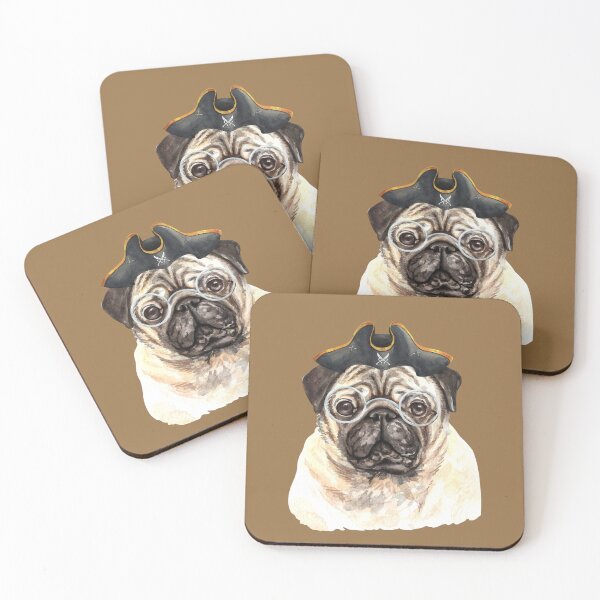 Item preview, Pirate Pug Collection designed and sold by TheDadadog.