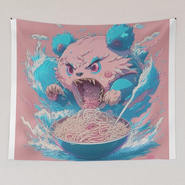 Item preview, Bear Eat Ramen designed and sold by IrvinebarKley.