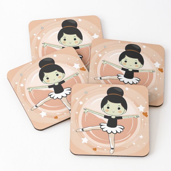 Item preview, Ballet Dancer Kawaii Ballerina designed and sold by druidwolfart.
