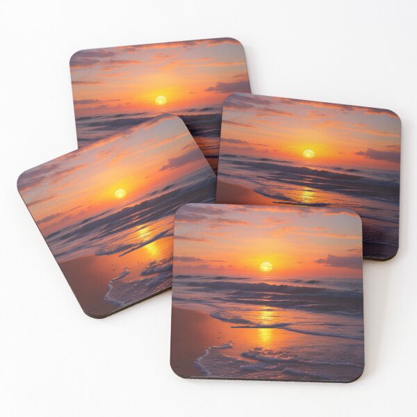Aperçu de l'œuvre Golden Horizon Beach Sunset créée et vendue par Permana96.