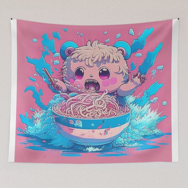 Item preview, Baby Bear Ramen Eat designed and sold by IrvinebarKley.