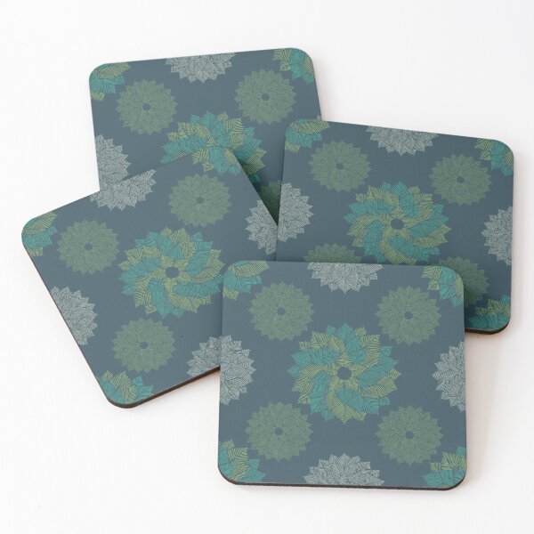 Item preview, Garden Matrix - Abstract Geometric Floral Art Vector Pattern designed and sold by ysa-pattern.
