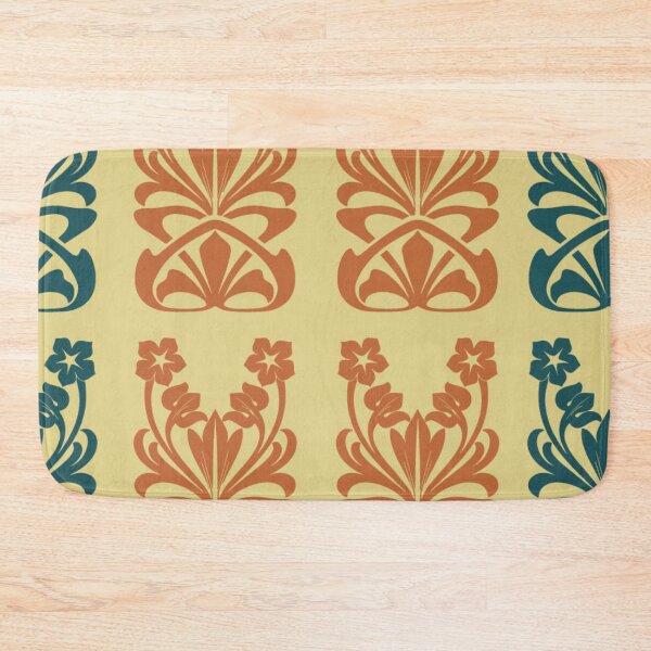 Item preview, Blossoming Harmony - Art Nouveau Floral Ornament Design. Seamless Vector Background Pattern designed and sold by ysa-pattern.