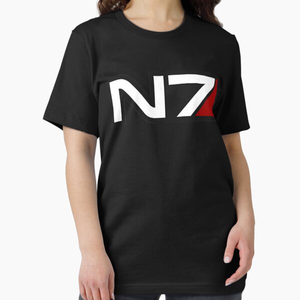 Vista previa del artículo con la obra «Emblema N7, Mass Effect Classic», diseñado y vendido por JanetChave.