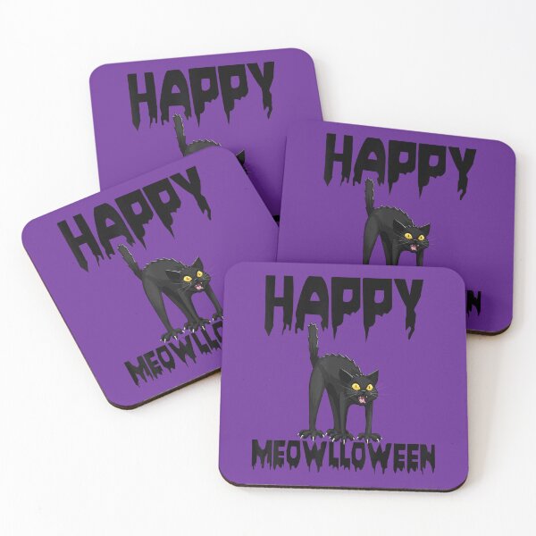 Item preview, Happy Meowlloween Funny Halloween Horror Scary 	 	 designed and sold by godznsdaih67.