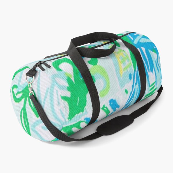 Lilly 2024 Pulitzer Gym Bag/Duffel Bag W/matching Visor & 2 Scrunchies