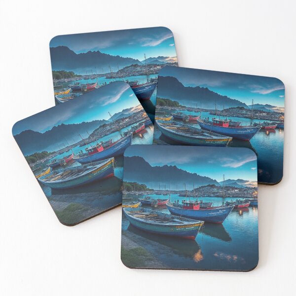 Item preview, Waterfront Landscapes with Fishing Boats and Nets, Adding a Sense of Livelihood and Activity to the Scenee, Ai Generated Art designed and sold by AiGens.