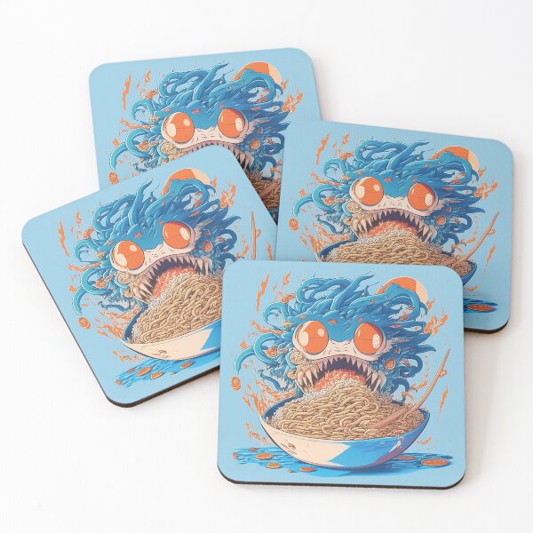 Item preview, Baby Blue Monster Ramen designed and sold by IrvinebarKley.