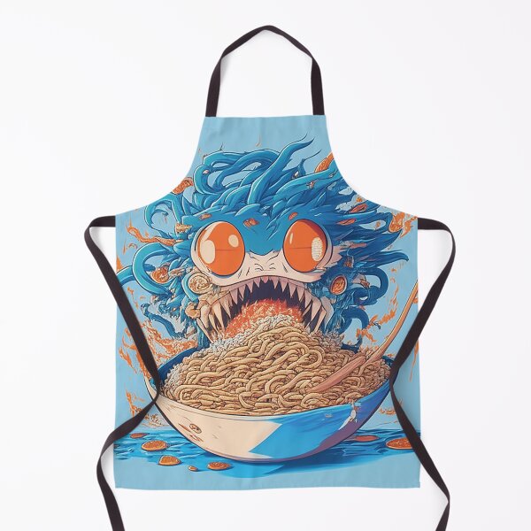 Item preview, Baby Blue Monster Ramen designed and sold by IrvinebarKley.
