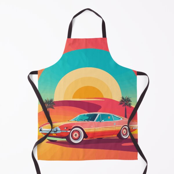 Item preview, "Sunset Cruise: Reviving Retro Vibes with Radiant Rides" designed and sold by PRASIDSHETTY.