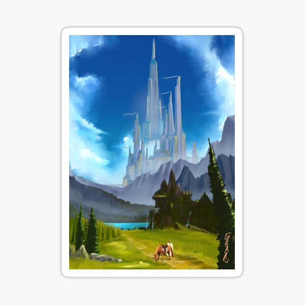 Wolkenschloss Sticker