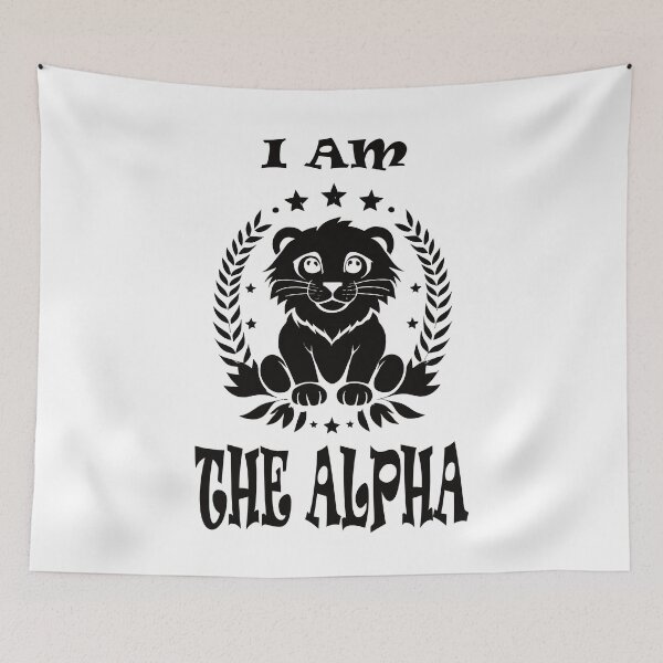 Item preview, Lion Alpha Black designed and sold by Soulemotion.