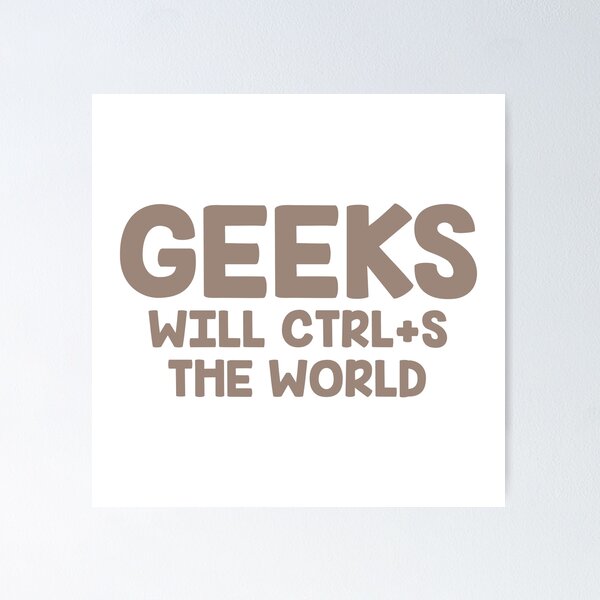 Artikel-Vorschau von Geeks regieren die Welt, designt und verkauft von Venus Complete.