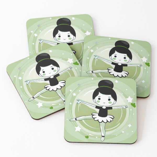 Item preview, Ballet Dancer Kawaii Ballerina designed and sold by druidwolfart.