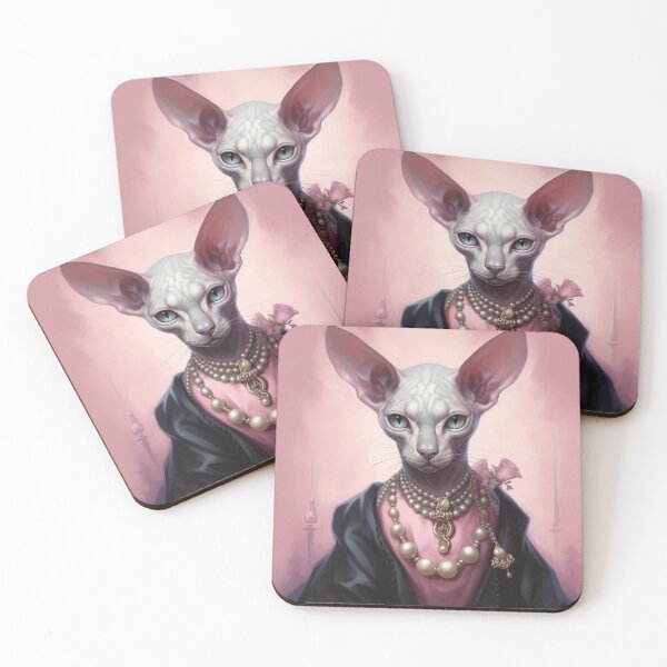 Artikelvorschau, Sphynx und Perlen entworfen und verkauft von Nocturne Paws.