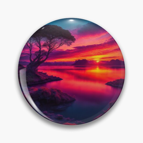Item preview, Waterfront Landscapes with the Sunset or Sunrise in the Background, Creating a Beautiful and Dramatic Scene, Ai Generated Art designed and sold by AiGens.
