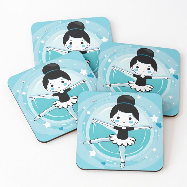 Item preview, Ballet Dancer Kawaii Ballerina designed and sold by druidwolfart.