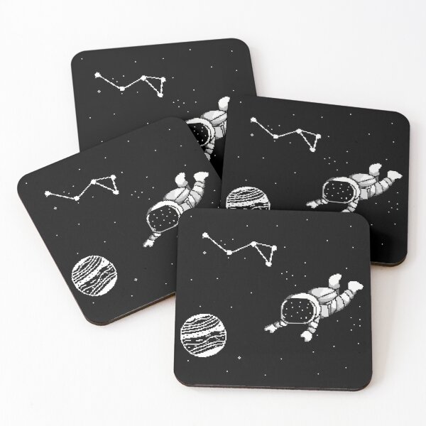 Item preview, Pixel Astronaut T-Shirt - Discover the universe in style designed and sold by SketchyPedals.