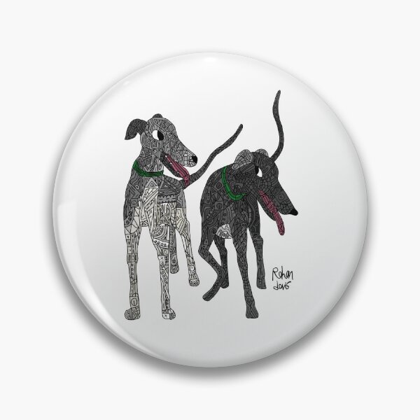 Item preview, Luke and Rain - Robot Greyhounds designed and sold by Rohans-Drawings.
