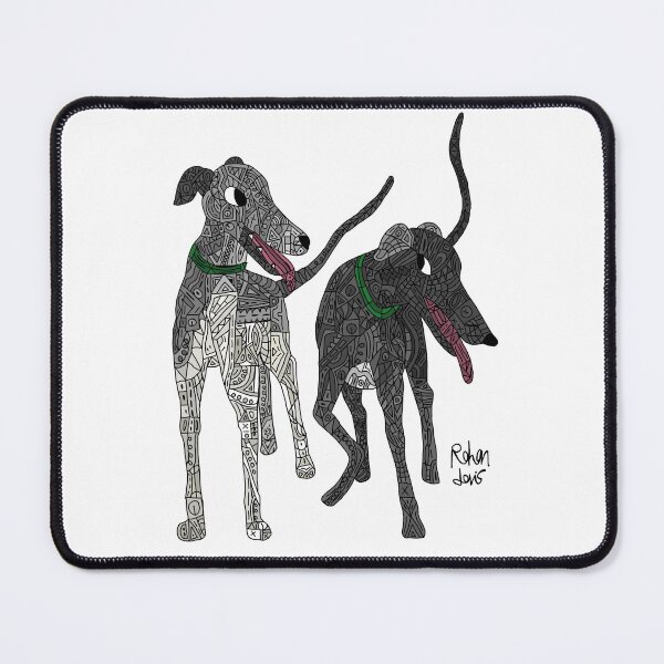 Item preview, Luke and Rain - Robot Greyhounds designed and sold by Rohans-Drawings.