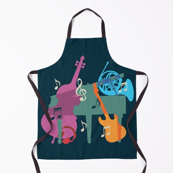 Item preview, Set of abstract colorful musical instruments. Logo or poster concept designed and sold by Familyshmot.
