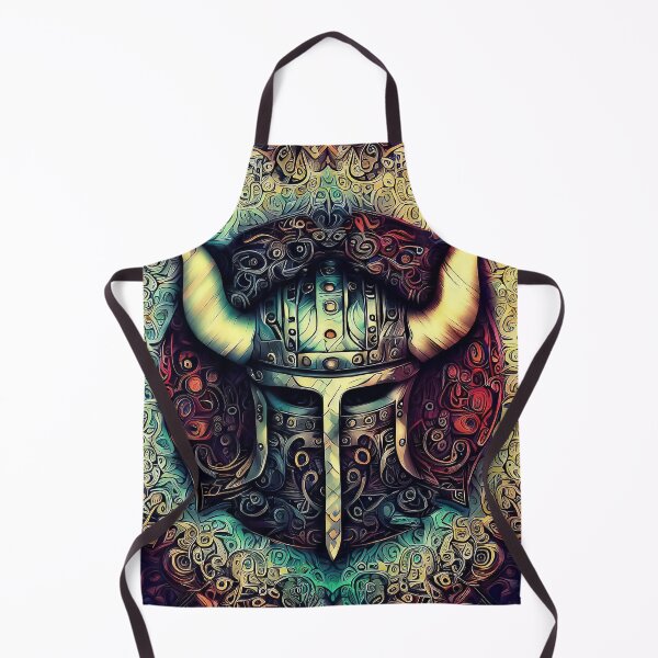 Item preview, Valhalla norse helm Celtic knot pattern retro vintage designed and sold by TomFrontierArt.