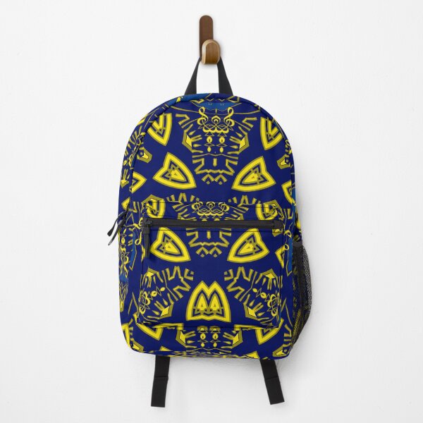 Item preview, *Attractive yellow and blue abstract music - An Alien musician in a cosmic geometric space art music notes - Great Gift for musicians, pianists, guitarists, and music lover* designed and sold by Ralek.