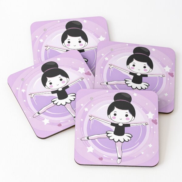 Item preview, Ballet Dancer Kawaii Ballerina designed and sold by druidwolfart.