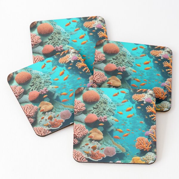 Item preview, Ocean's Kaleidoscope Captivating Coral Reefs designed and sold by Permana96.