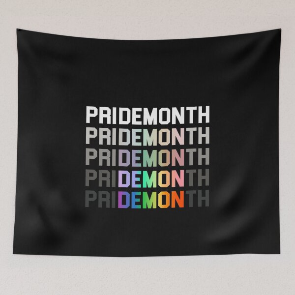 Item preview, Pride Month Demon LGBT Gay Pride Month Transgender Lesbian Classic designed and sold by CarloMuniz.
