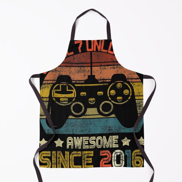Item preview, Level 7 Unlocked Awesome Since 2016 7th Birthday Gaming designed and sold by Tiffany Latnikov.
