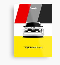 Gruppe B Farben | Sport Quattro. Metallbild