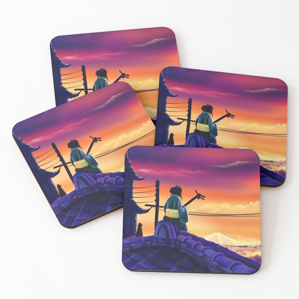 Item preview, Coasters (Set of 4) designed and sold by ZabaArt.