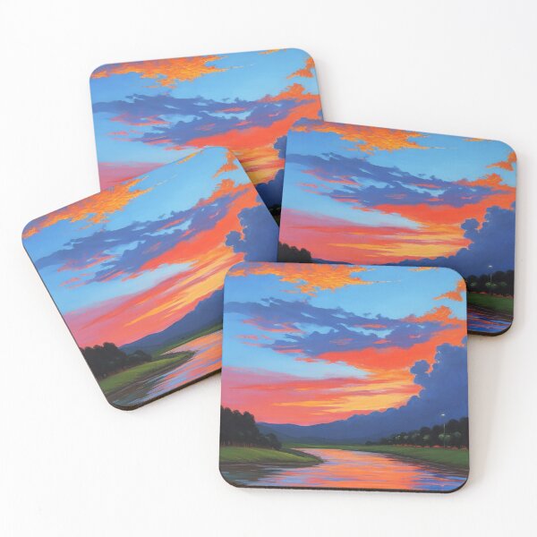 Item preview, Riverside Dreams Sunset Serenity designed and sold by Permana96.