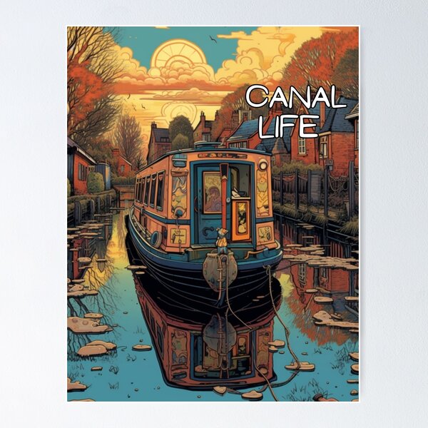 Item preview, Canal Life designed and sold by KateAndersonLTD.