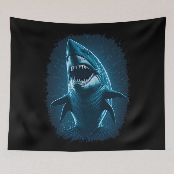 Item preview, great shark designed and sold by aprlarts.