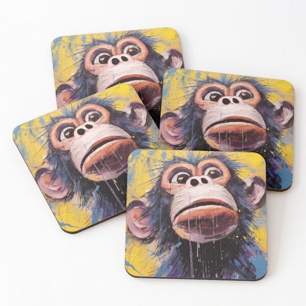 Aperçu de l'œuvre Pondering Monkey créée et vendue par Xenthorium.