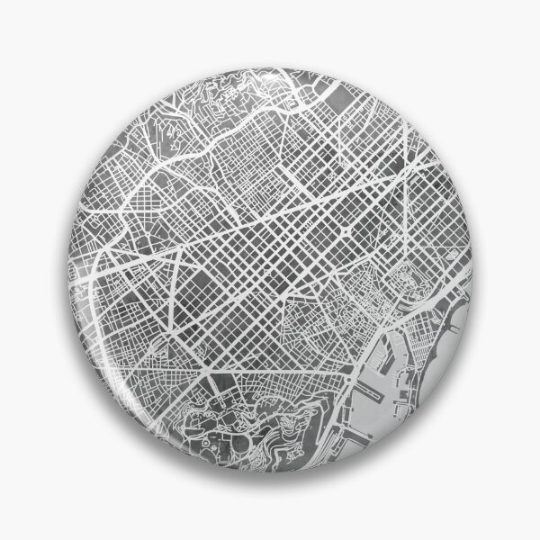 Item preview, Barcelona Spain City Map designed and sold by ArtPrints.
