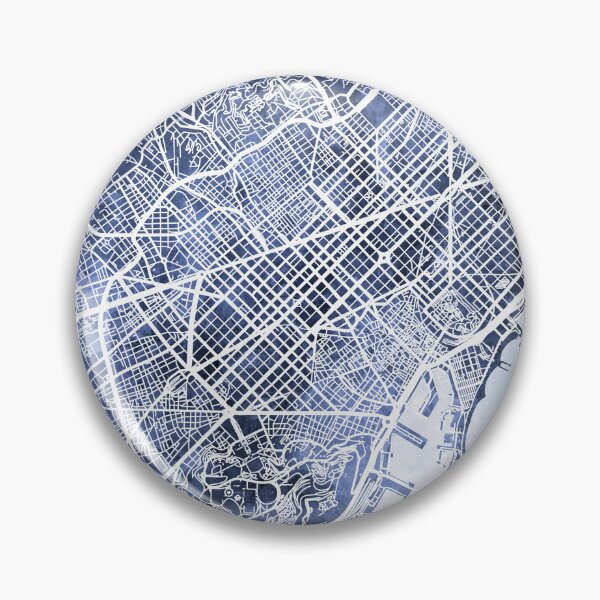 Item preview, Barcelona Spain City Map designed and sold by ArtPrints.
