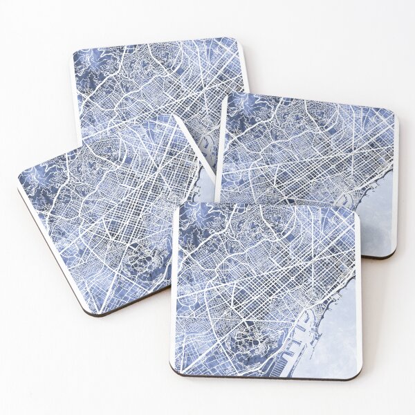 Item preview, Barcelona Spain City Map designed and sold by ArtPrints.