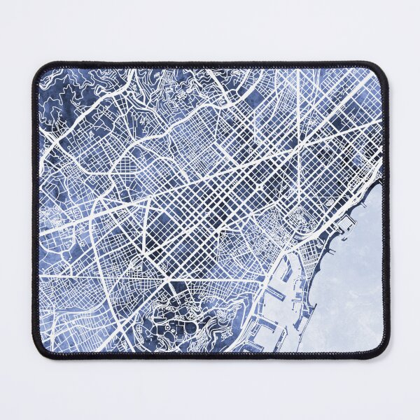 Item preview, Barcelona Spain City Map designed and sold by ArtPrints.
