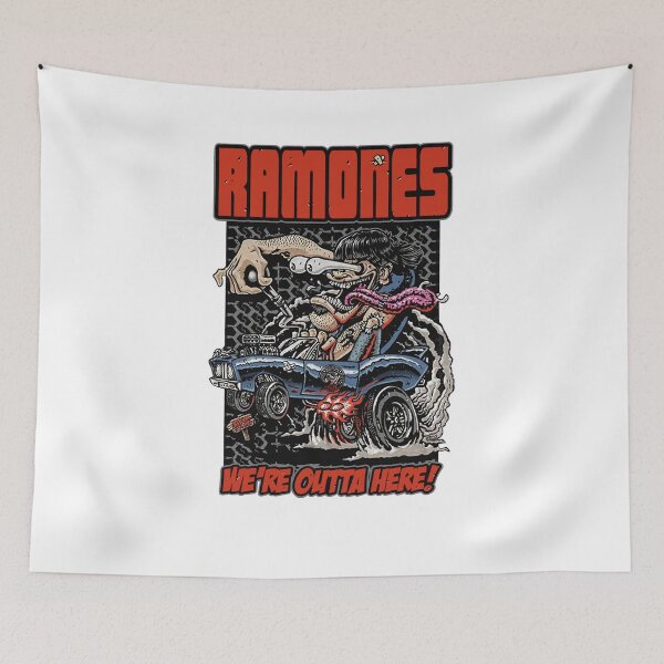 Item preview, Rámonés band Outta Here Slim Fit. designed and sold by ChaisaiInta.