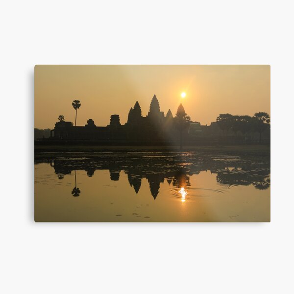 Angkor Wat Temple sunrise Metal Print