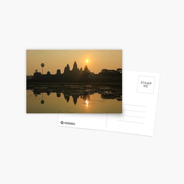 Angkor Wat Temple sunrise Postcard